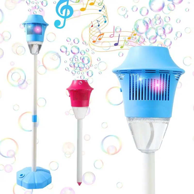 SEESE Automatic Bubble Machine with Adjustable Stand and Music
