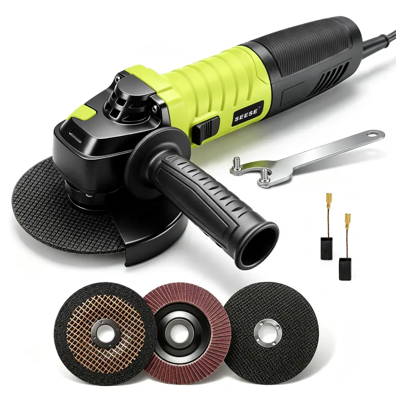 SEESE Variable-Speed Electric Angle Grinder