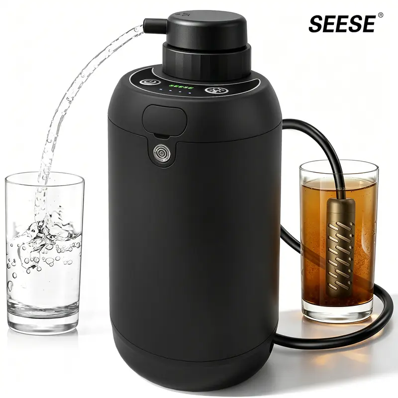 SEESE Electric Portable Water Filter for Camping
