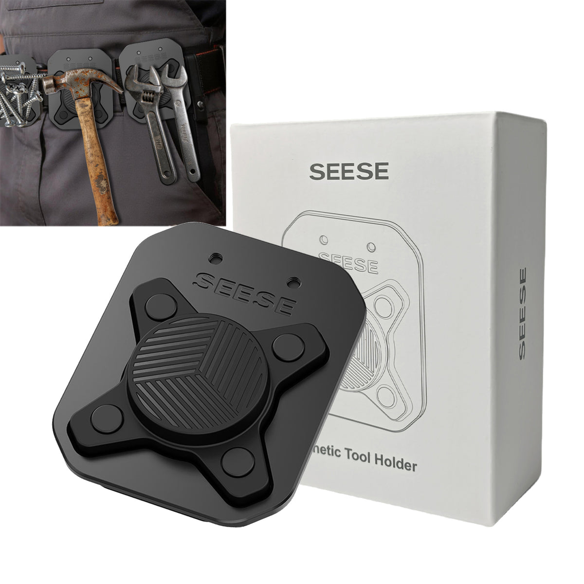 SEESE Magnetic Belt Clip Tool Holder