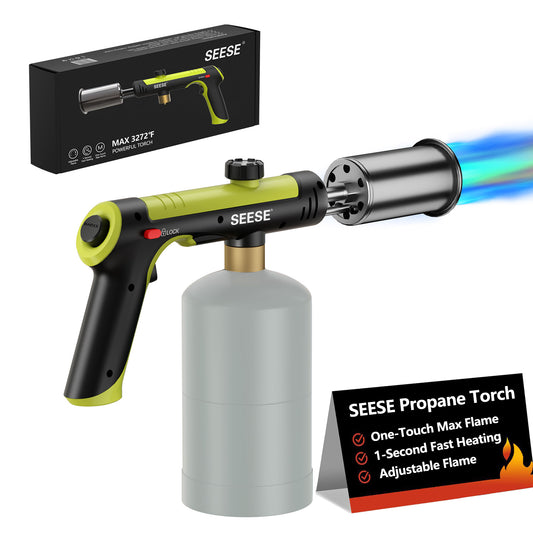 SEESE Propane Searing Torch with Adjustable Flame