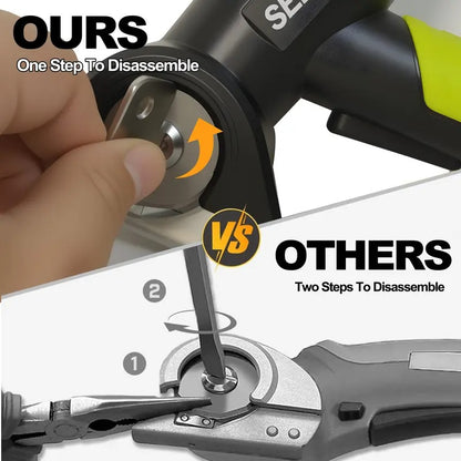 SEESE Cordless Electric Scissors for Cardboard and Fabric