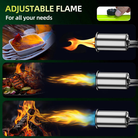 SEESE Propane Searing Torch with Adjustable Flame