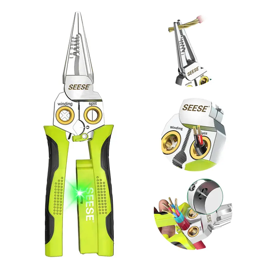 SEESE 8-in-1 Wire Stripper and Cutting Pliers