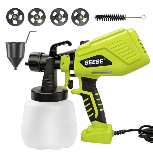 SEESE HVLP Electric Paint Sprayer with Four Nozzles