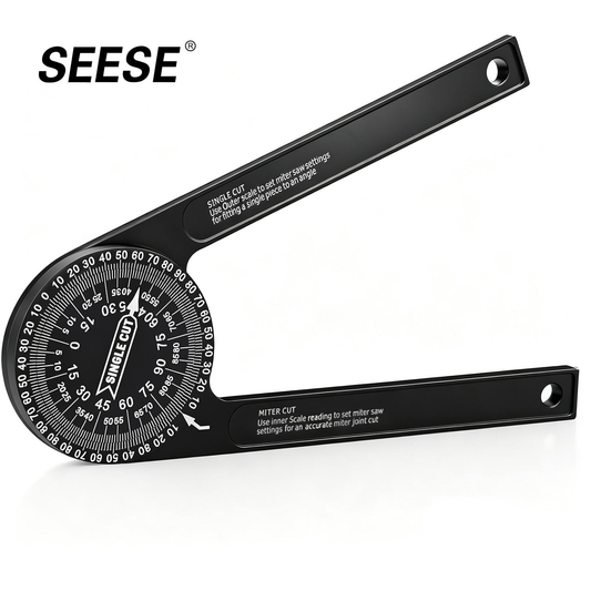 SEESE Aluminum Miter Angle Finder for Woodworking
